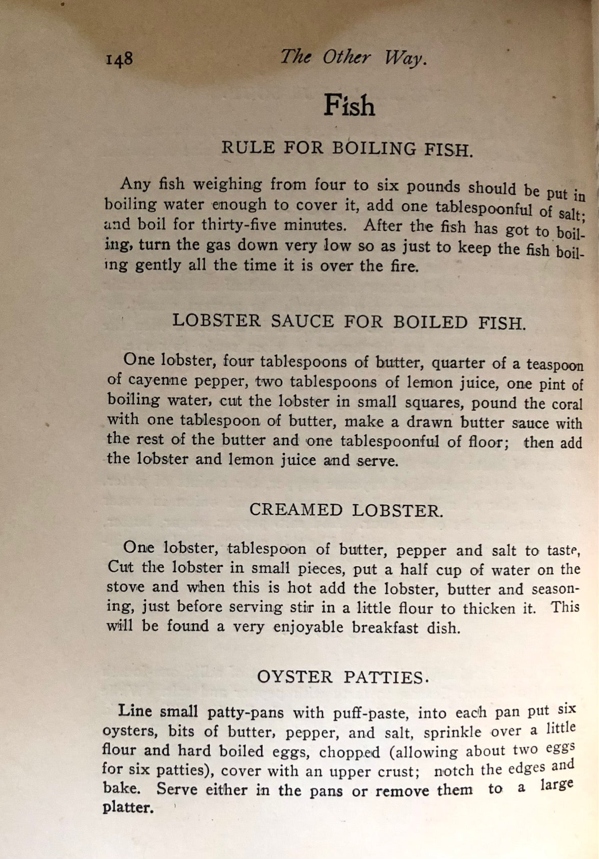 (San Francisco) Forbes, Ernest. The Other Way. Respectfully Dedicated to all good Housewives.