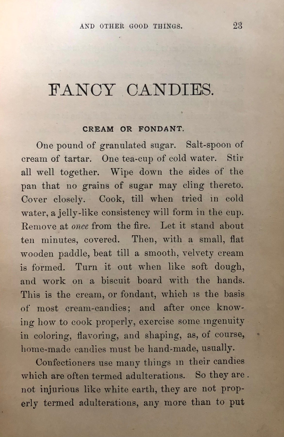 (Confectionery) Anna Martin Richardson. Home Made Candies and Other Good Things Sweet and Sour.