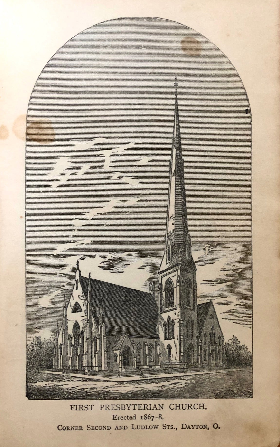 (Ohio) Ladies of the First Presbyterian Church. Presbyterian Church Cook Book.