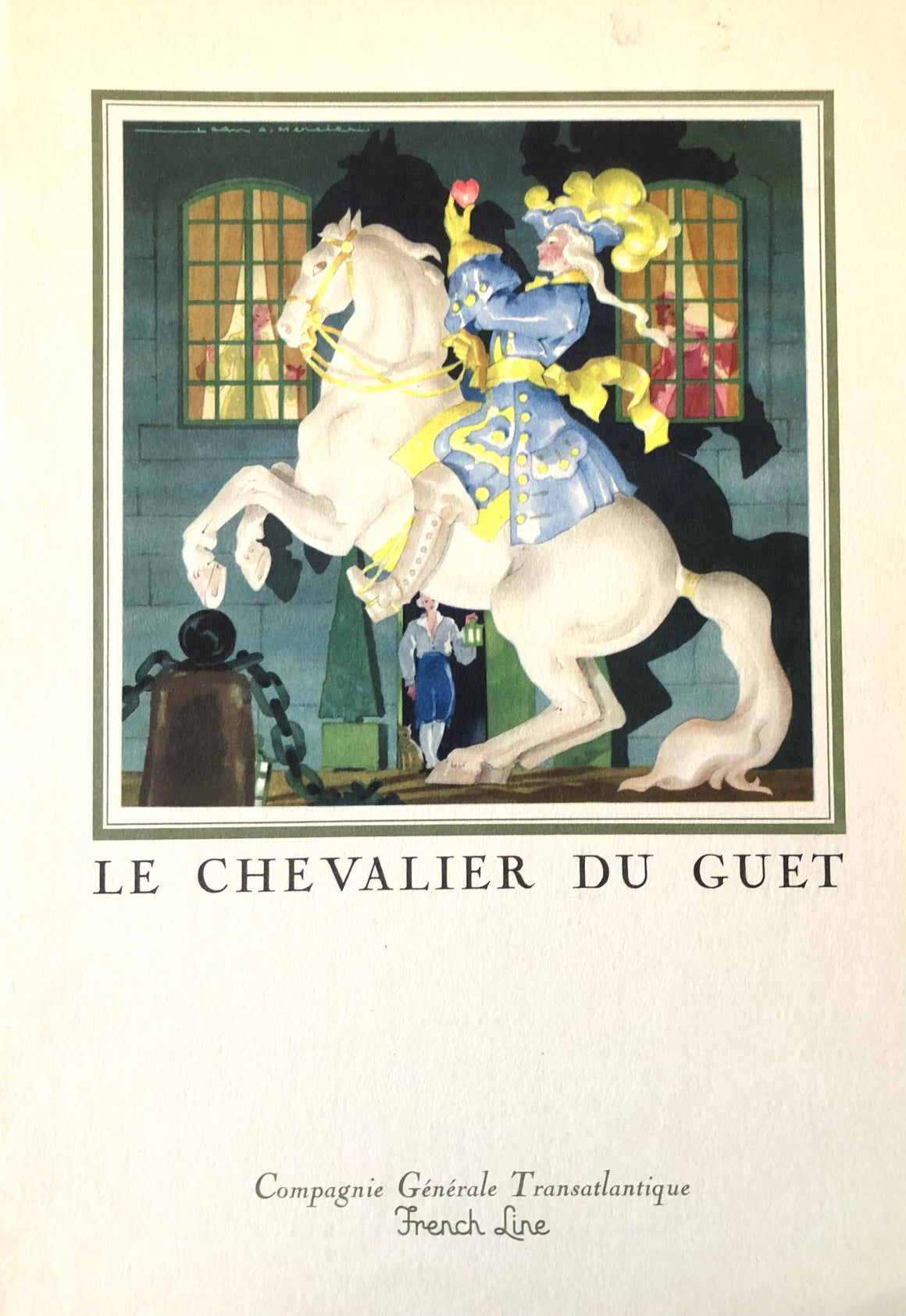 Paquebot "Liberte." Le Chevalier du Guet.