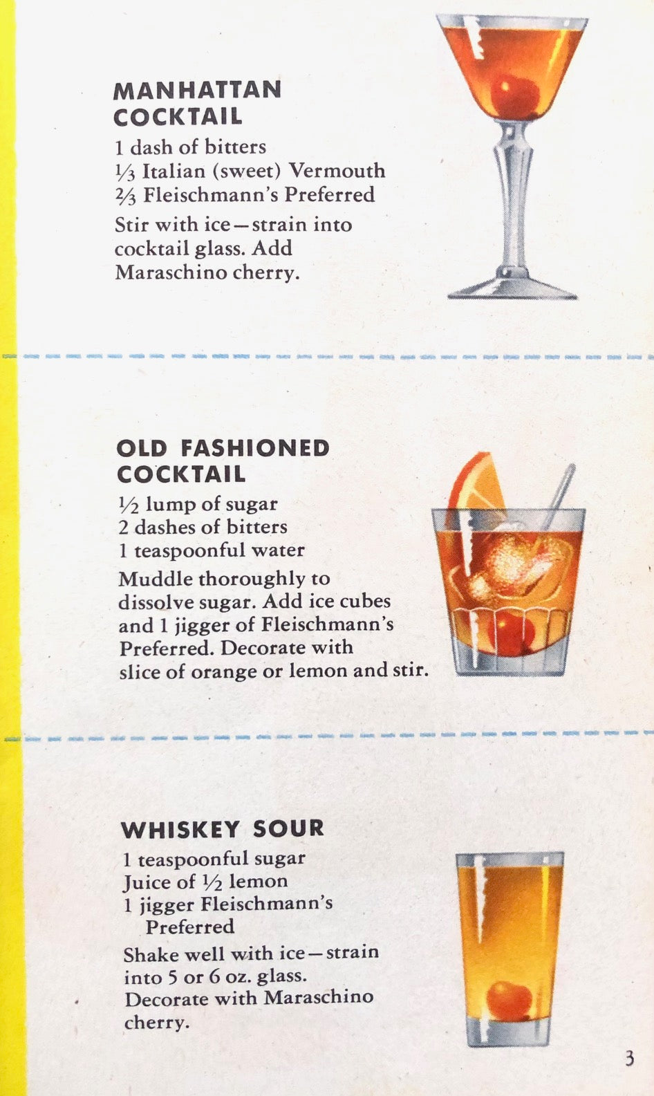 (Cocktails) Fleischmann's Mixer's Manual.