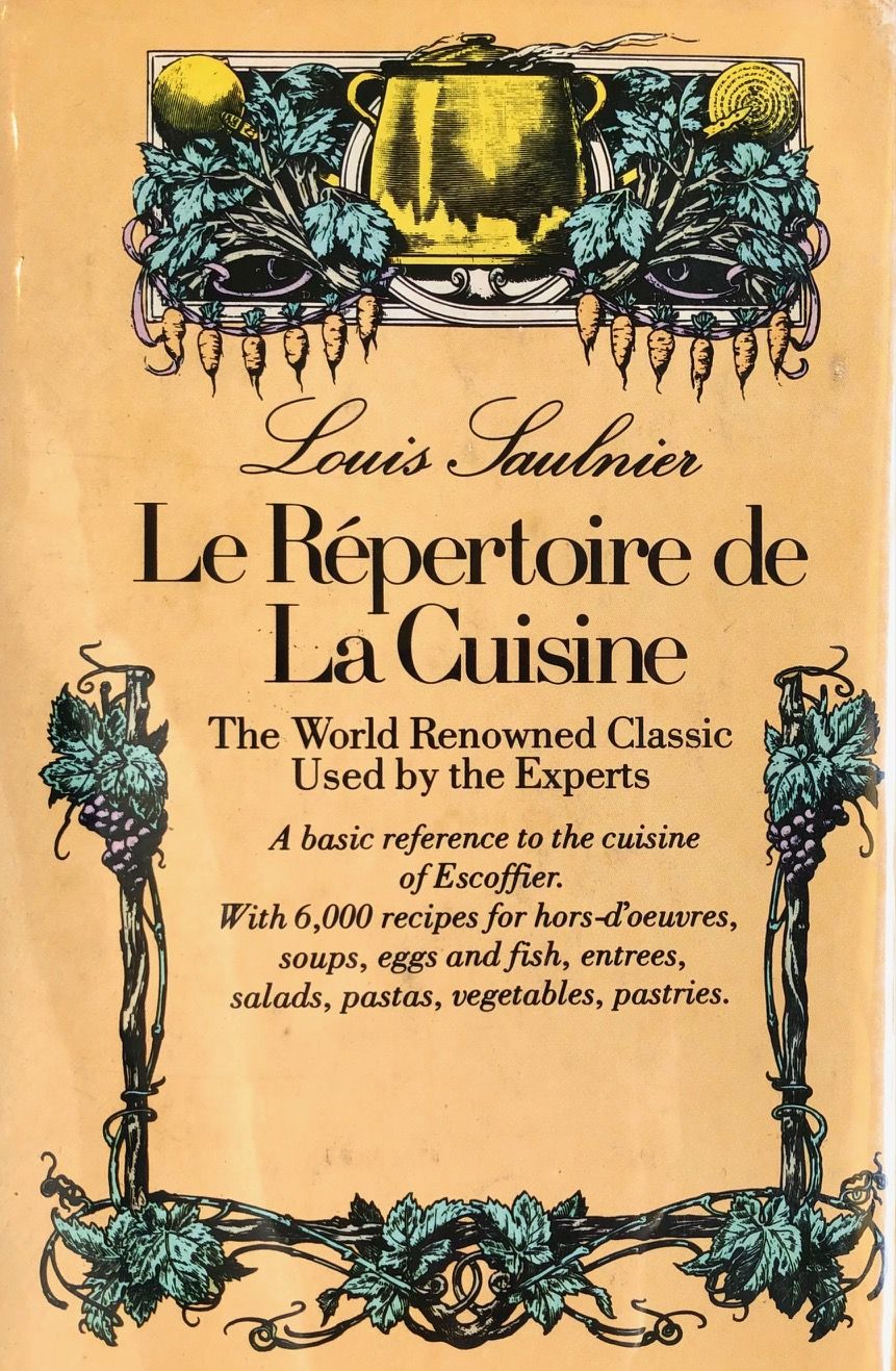 (French) L. Saulnier. Le Répertoire de la Cuisine.