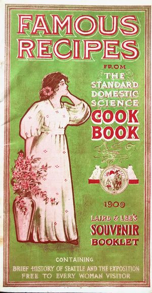 (*NEW ARRIVAL*) (Washington - Seattle) Laird & Lee's Souvenir Booklet. Famous Recipes from the Standard Domestic Science Cook Book