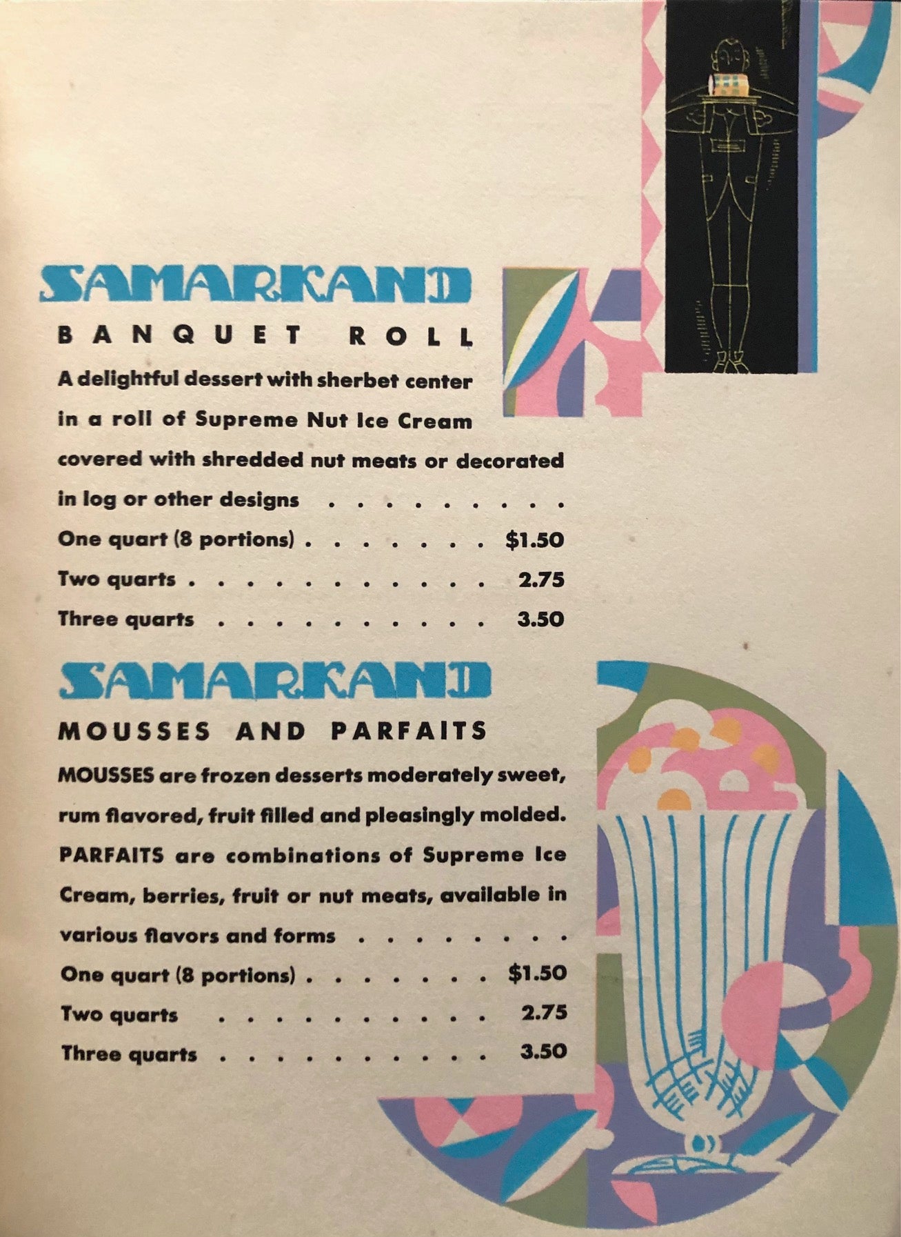 (Ice Cream) Frozen Desserts by Samarkand.