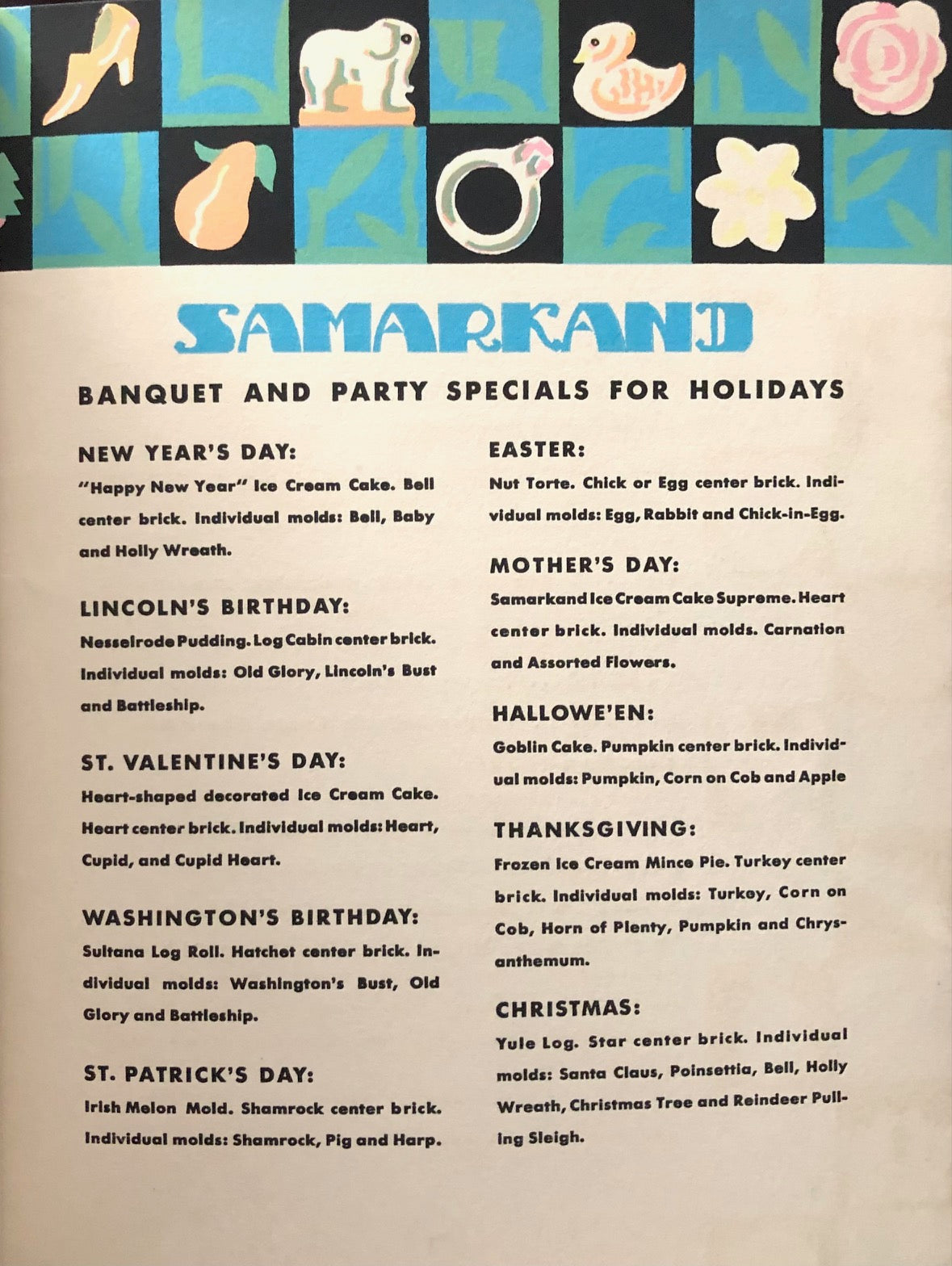 (Ice Cream) Frozen Desserts by Samarkand.