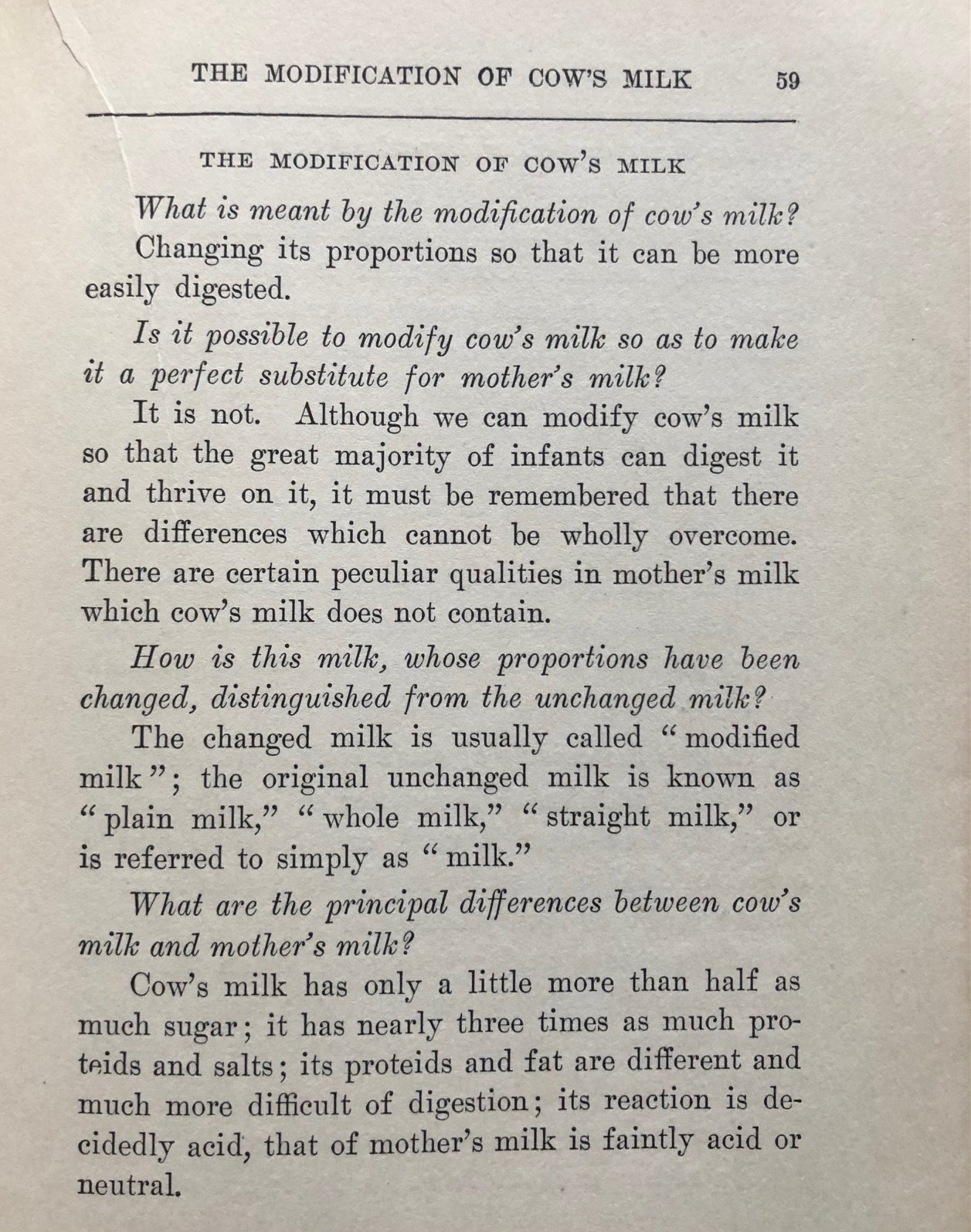 (Children's) L. Emmett Holt. The Care and Feeding of Children: A Catechism for the Use of Mothers and Children's Nurses.