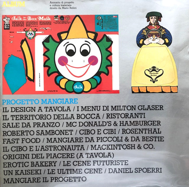 (Italian) Bellini, Mario. Album: Progetto Mangiare. 