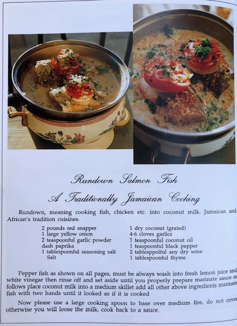 (Jamaican) Ishmael Johnson. Enjoy Jamaican and African Cooking.