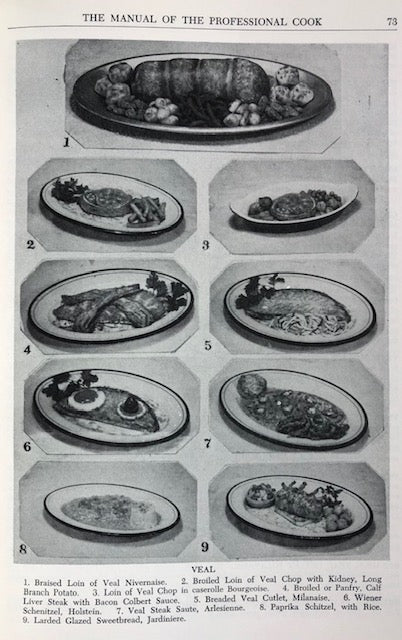 (Reference) Marcel Pouget. The Manual of the Professional Cook Franco-American and International Dishes Commonly Served in Professional Cooking.