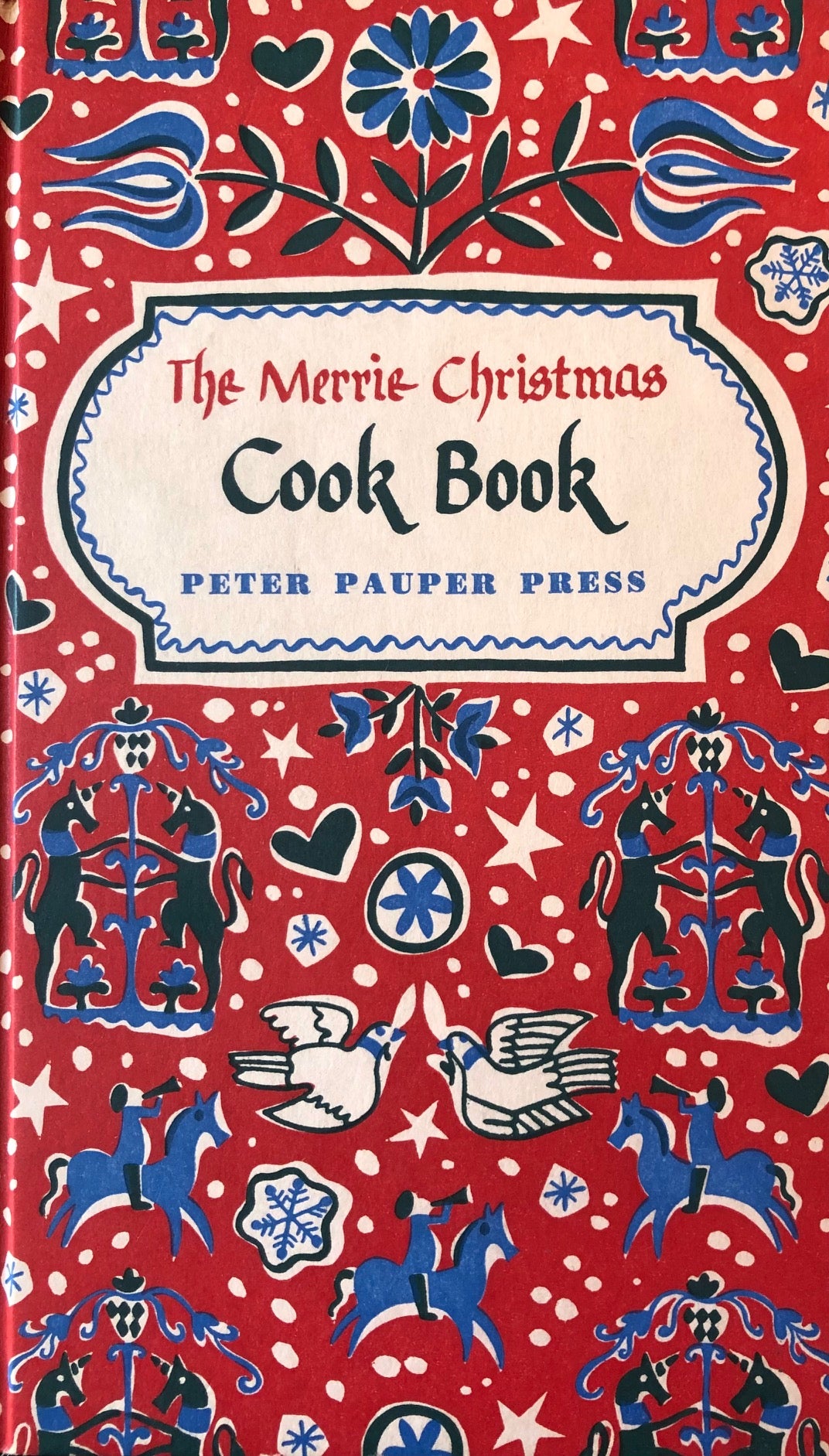 (*NEW ARRIVAL*) (Peter Pauper Press - Christmas) The Merrie Christmas Cook Book.