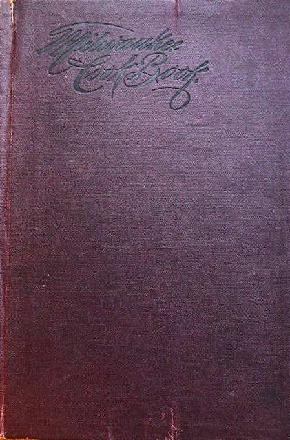 (Wisconsin) E. Eldred Magie, ed. Milwaukee Cook Book. SIGNED!