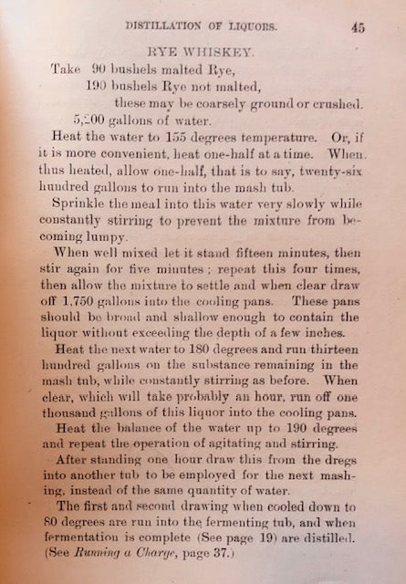 (Distilling) Monzert, Leonard. Monzert's Practical Distiller: An Exhaustive Treatise.