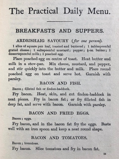 (English) Christina B. Peacock. The Practical Daily Menu: Suggestions and Recipes for 365 Breakfasts, 365 Dinners, 365 Suppers.
