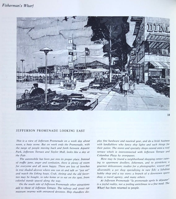 (San Francisco) John S. Bolles & Ernest Born. A Plan for Fisherman's Wharf, comprising the Fisherman's Wharf-Aquatic Park Area.
