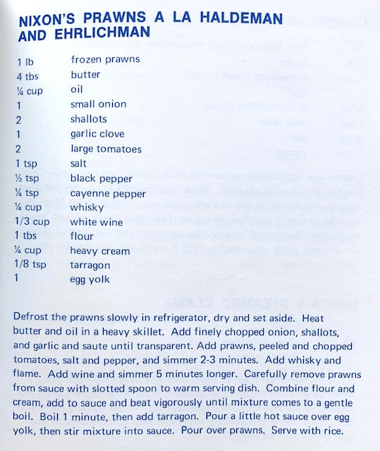 (*NEW ARRIVAL*) (Politics) Madsen, Barbara, et al. The Committee to Write the Cookbook. The Watergate Cookbook (Or, Who’s in the Soup).