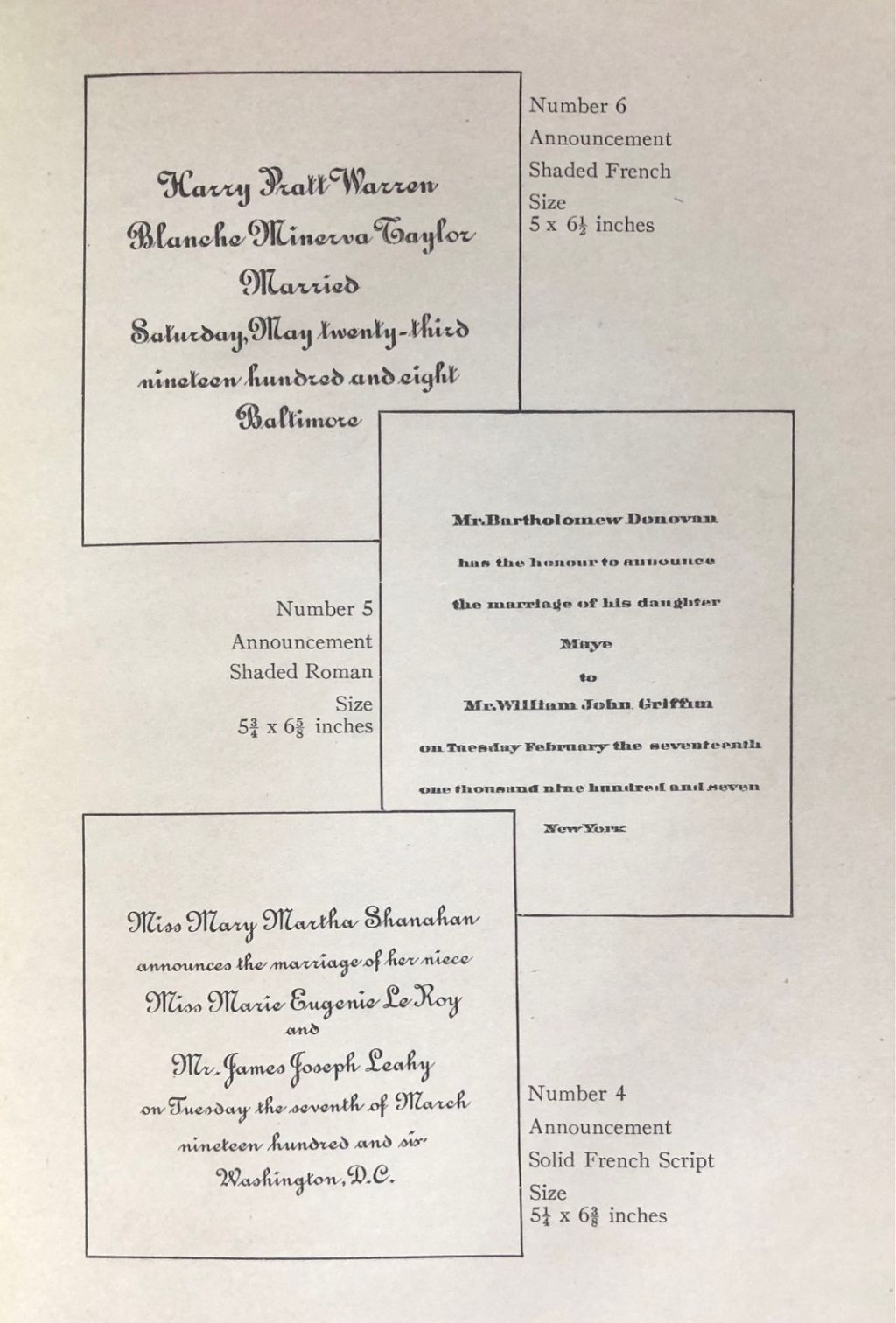 (Etiquette) Jean Wilde Clark. Weddings and Wedding Anniversaries