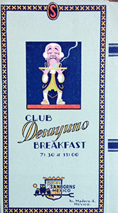 (Menu) Club Desayuno Breakfast