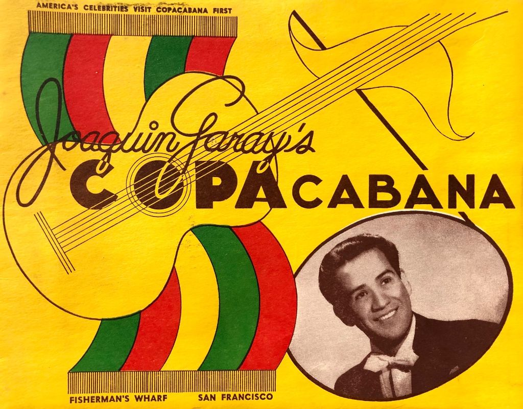 (*NEW ARRIVAL*) (San Francisco) Joaquin Garay's Copa Cabana