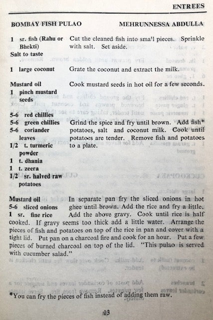 (Pakistani) Cottage Industry Group. Recipe Book WVA.