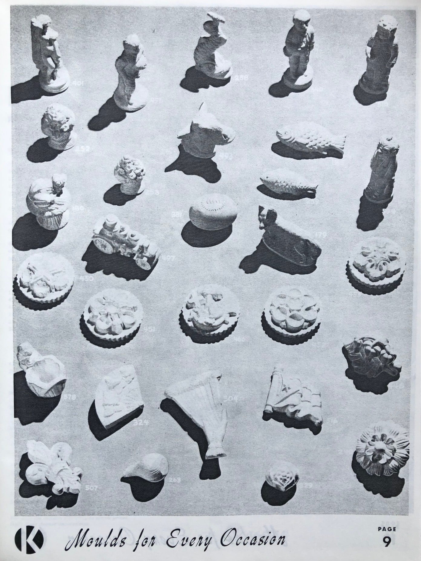 (Ice Cream) Fr. Krauss' Son. Ice Cream Moulds for Every Occasion.